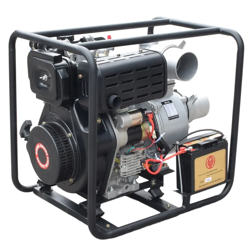 Bomba de transferencia de riego accionada por diésel